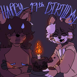 half body (2), flat color