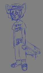 full body, sketch